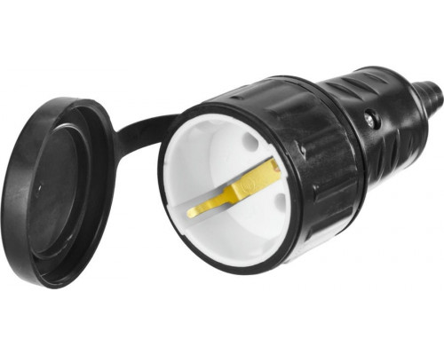 СИБИН  IP44  Розетка с крышкой (55186-B)