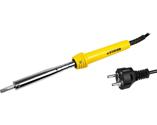 STAYER  MAXTerm 80Вт клин, Электропаяльник с пластиковой рукояткой (55305-80)