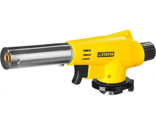 STAYER  MaxTerm MG100 1300°C с пьезоподжигом, на баллон с цанговым соединением, Газовая горелка (55584)