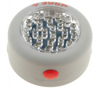 ЗУБР  28 LED Светодиодный фонарь крючок для подвеса магнит (61812)