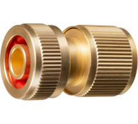 GRINDA  BC-12A 1/2", с автостопом, из латуни, для шланга, Быстросъёмный соединитель, PROLine (8-426129)