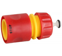 GRINDA  GC-12A 1/2", с автостопом, для шланга, Быстросъёмный соединитель (8-426329)