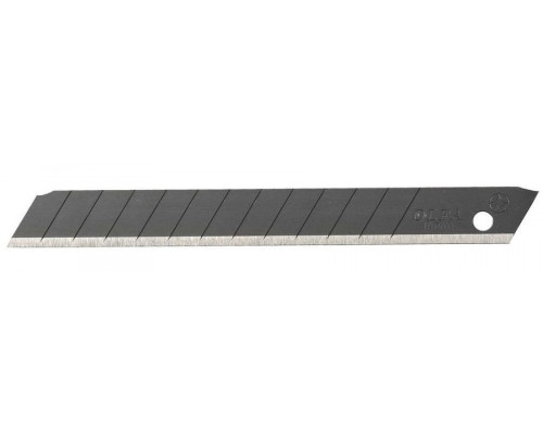 OLFA  EXCEL BLACK 9х80х0.38 мм 50 шт., Сегментированные лезвия (OL-ABB-50B)