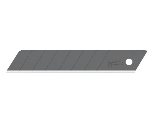 OLFA  EXCEL BLACK 18 мм 10 шт., в боксе, Сегментированные лезвия (OL-LBB-10)