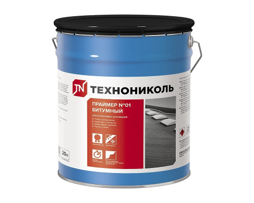 Праймер битумный ТЕХНОНИКОЛЬ №01, готовый 20л/16 кг