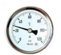 Термометр биметалл 120°C L= 60